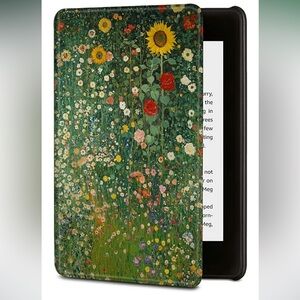 Kindle Paperwhite 11th Gen 6.8" Case , Wild Sunflowers garden